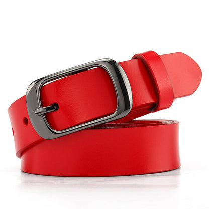 Elastischer Damen Ledergürtel -Ladies elastic leather belt bylotrend