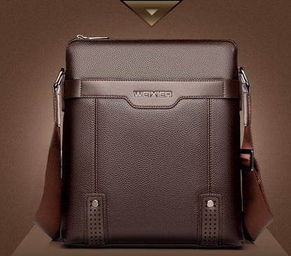 Fashion PU Leather Men Messenger Bags bylotrend