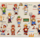 Frühkindliche Bildung Puzzle Tier Alphabet Kognition Holzspielzeug bylotrend