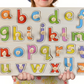 Frühkindliche Bildung Puzzle Tier Alphabet Kognition Holzspielzeug bylotrend