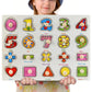 Frühkindliche Bildung Puzzle Tier Alphabet Kognition Holzspielzeug bylotrend