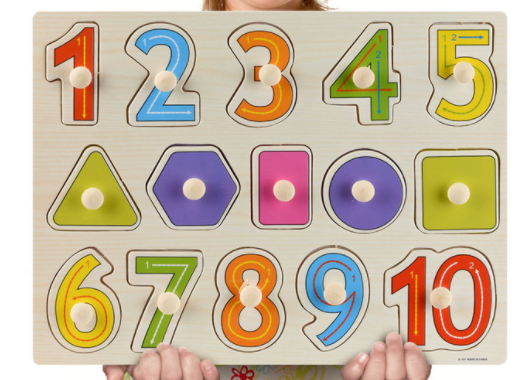 Frühkindliche Bildung Puzzle Tier Alphabet Kognition Holzspielzeug bylotrend