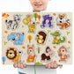 Frühkindliche Bildung Puzzle Tier Alphabet Kognition Holzspielzeug bylotrend