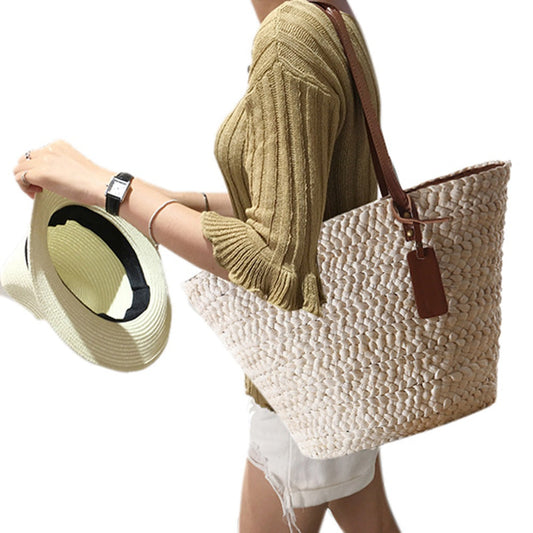 Gewebte Strandtasche für Damen bylotrend