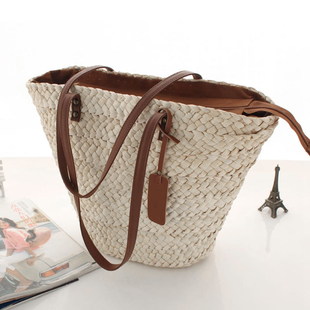 Gewebte Strandtasche für Damen bylotrend