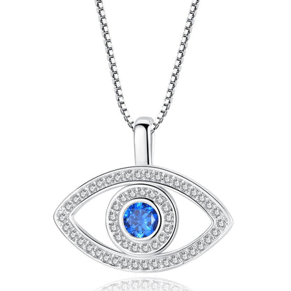 Halskette mit blauen Augen bylotrend