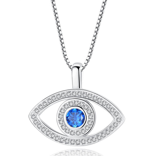 Halskette mit blauen Augen bylotrend