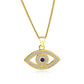 Halskette mit blauen Augen bylotrend