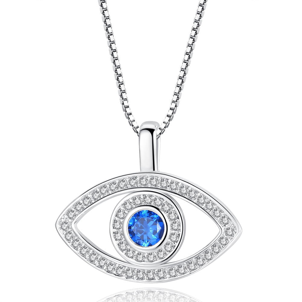 Halskette mit blauen Augen bylotrend