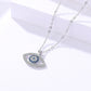 Halskette s925 Sterlingsilber-Schmuck  Dämonen-Augen bylotrend