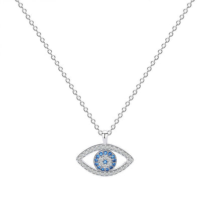 Halskette s925 Sterlingsilber-Schmuck  Dämonen-Augen bylotrend