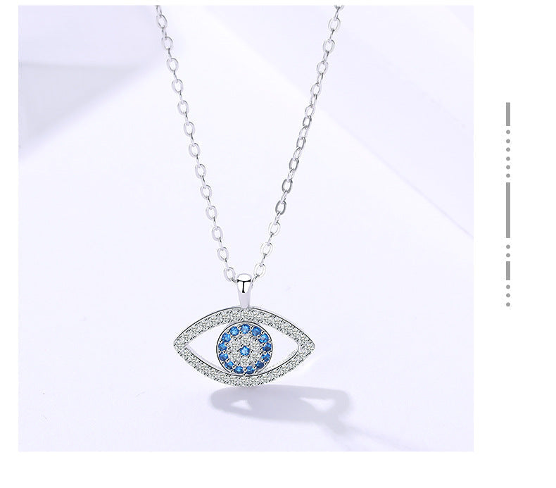 Halskette s925 Sterlingsilber-Schmuck  Dämonen-Augen bylotrend
