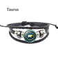 Herren Armband Leder Sternzeichen bylotrend
