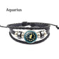 Herren Armband Leder Sternzeichen bylotrend