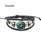 Herren Armband Leder Sternzeichen bylotrend