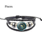 Herren Armband Leder Sternzeichen bylotrend