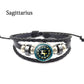Herren Armband Leder Sternzeichen bylotrend