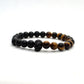 Herren Armband Schwarz Krone bylotrend