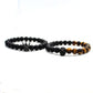 Herren Armband Schwarz Krone bylotrend