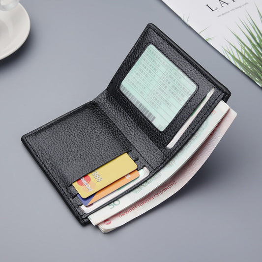 Herren-Brieftasche Kurze Herren-Brieftasche im vertikalen Stil bylotrend