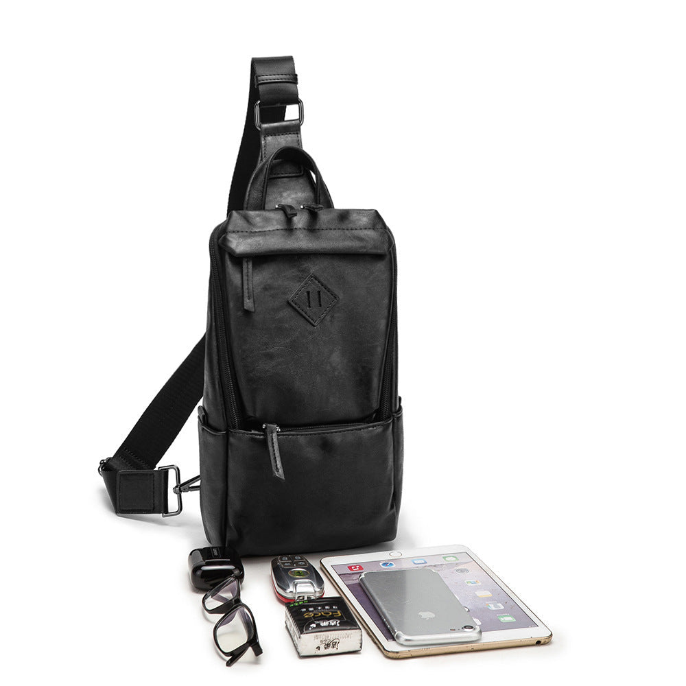 Herren Brust - Umhängetasche -  Messenger Ledertaschen bylotrend