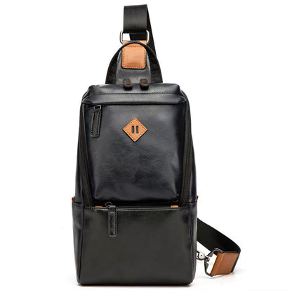 Herren Brust - Umhängetasche -  Messenger Ledertaschen bylotrend