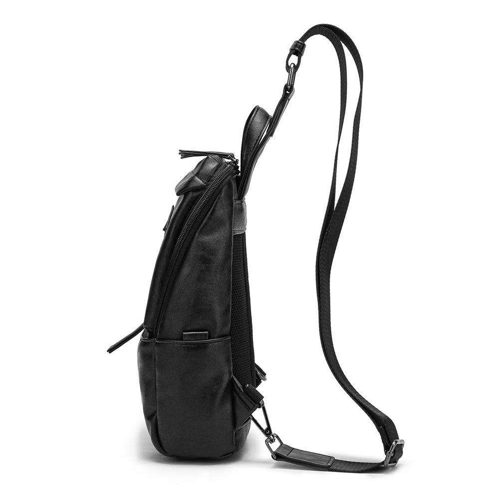 Herren Brust - Umhängetasche -  Messenger Ledertaschen bylotrend