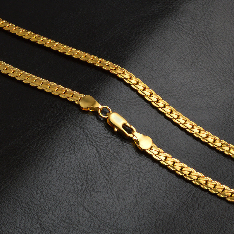 Herren Halskette 18k Kupfer bylotrend
