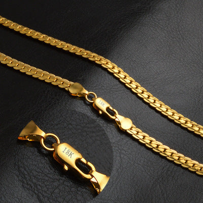 Herren Halskette 18k Kupfer bylotrend