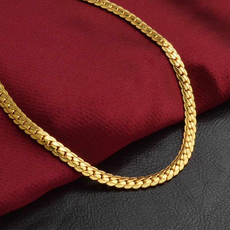 Herren Halskette 18k Kupfer bylotrend