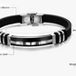 Herren Lederarmband 22cm Edelstahl bylotrend