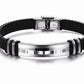 Herren Lederarmband 22cm Edelstahl bylotrend