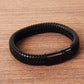 Herren Lederarmband Geflochten-Männer Armband bylotrend