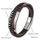 Herren Lederarmband Gewebt bylotrend