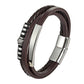 Herren Lederarmband Gewebt bylotrend