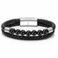 Herren Lederarmband Naturstein bylotrend