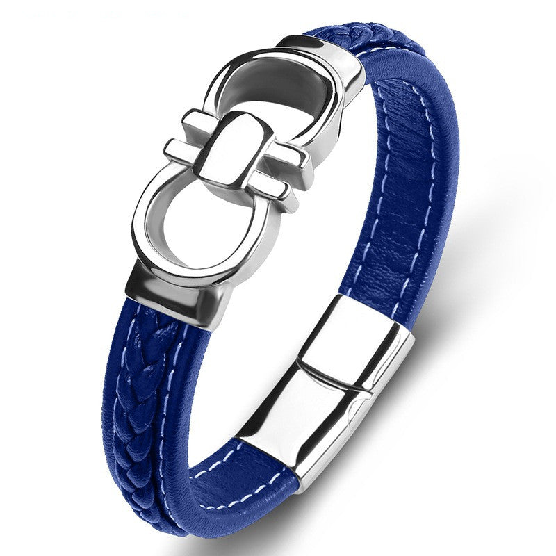 Herren Lederarmband Personalisiert bylotrend