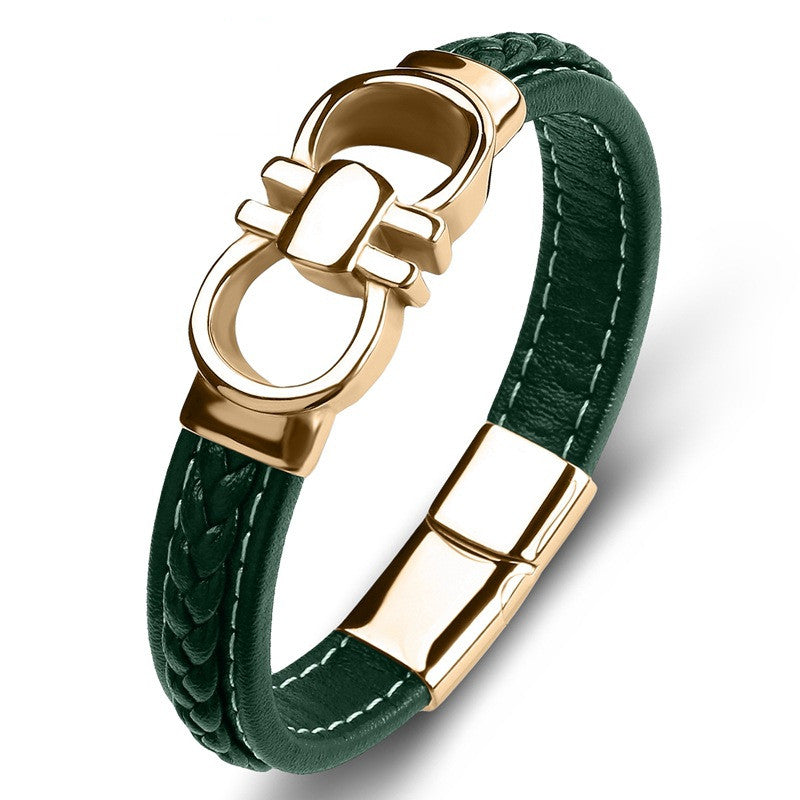 Herren Lederarmband Personalisiert bylotrend