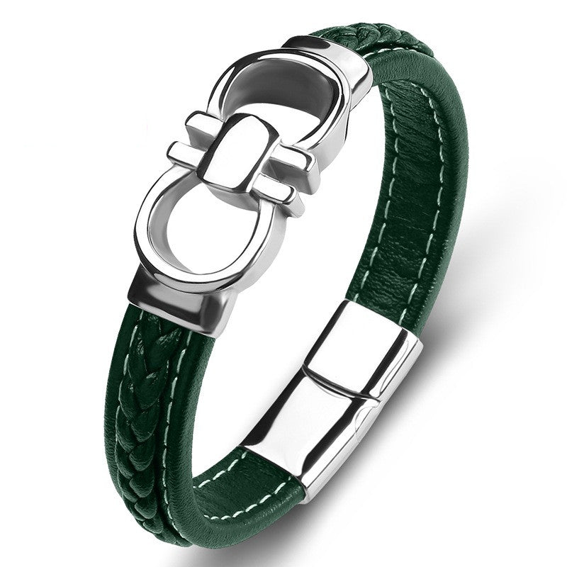 Herren Lederarmband Personalisiert bylotrend