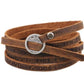 Herren Lederarmband Retro bylotrend