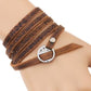 Herren Lederarmband Retro bylotrend