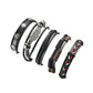 Herren Lederarmband Schwarz 12 bylotrend