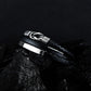 Herren Lederarmband Schwarz bylotrend