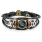 Herren Lederarmband Sternzeichen -Constellation bylotrend