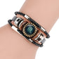 Herren Lederarmband Sternzeichen -Constellation bylotrend