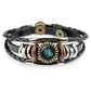 Herren Lederarmband Sternzeichen -Constellation bylotrend