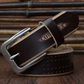 Herren Ledergürtel Braun-Schwarz-Kaffee bylotrend