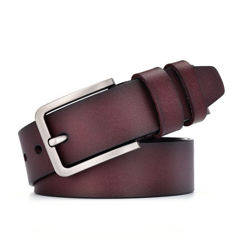 Herren Ledergürtel Braun-Schwarz bylotrend
