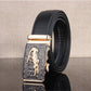 Herren Ledergürtel Leopard bylotrend