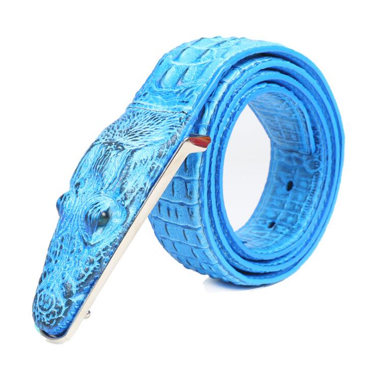 Herren Ledergürtel Schwarz bylotrend